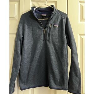 Mens Patagonia quarter zip sweatshirt/Sherpa